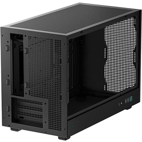Deepcool ch260 mini tower behuizing (zwart | 2x usb-a | 1x usb-c | tempered glass)