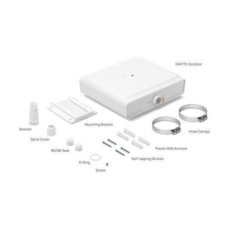 Tp-Link Omada EAP772 Be9300 Indoor Outdoor Wi-Fi 7 Access Point (weiß, Tri-Band)