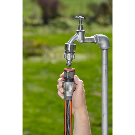 Gardena Premium-Schlauchverbinder 19 mm (3 4) (grau silber, 18256-20)