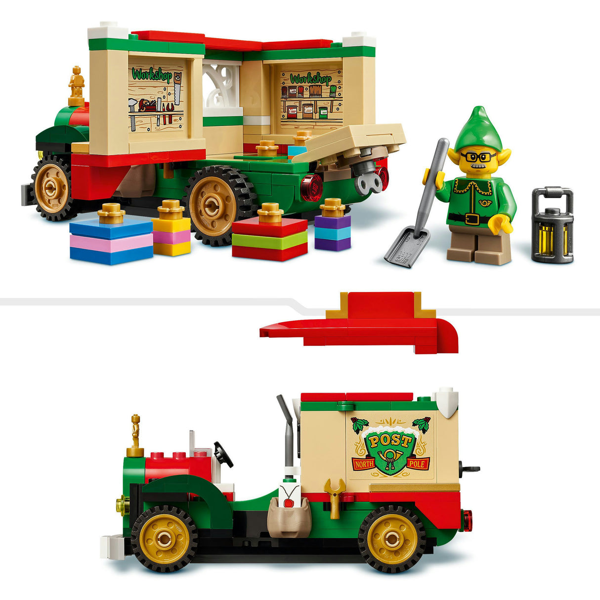 Lego LEL Seasons 40746 Weihnachtsmann-Lieferwagen | 2 Stk