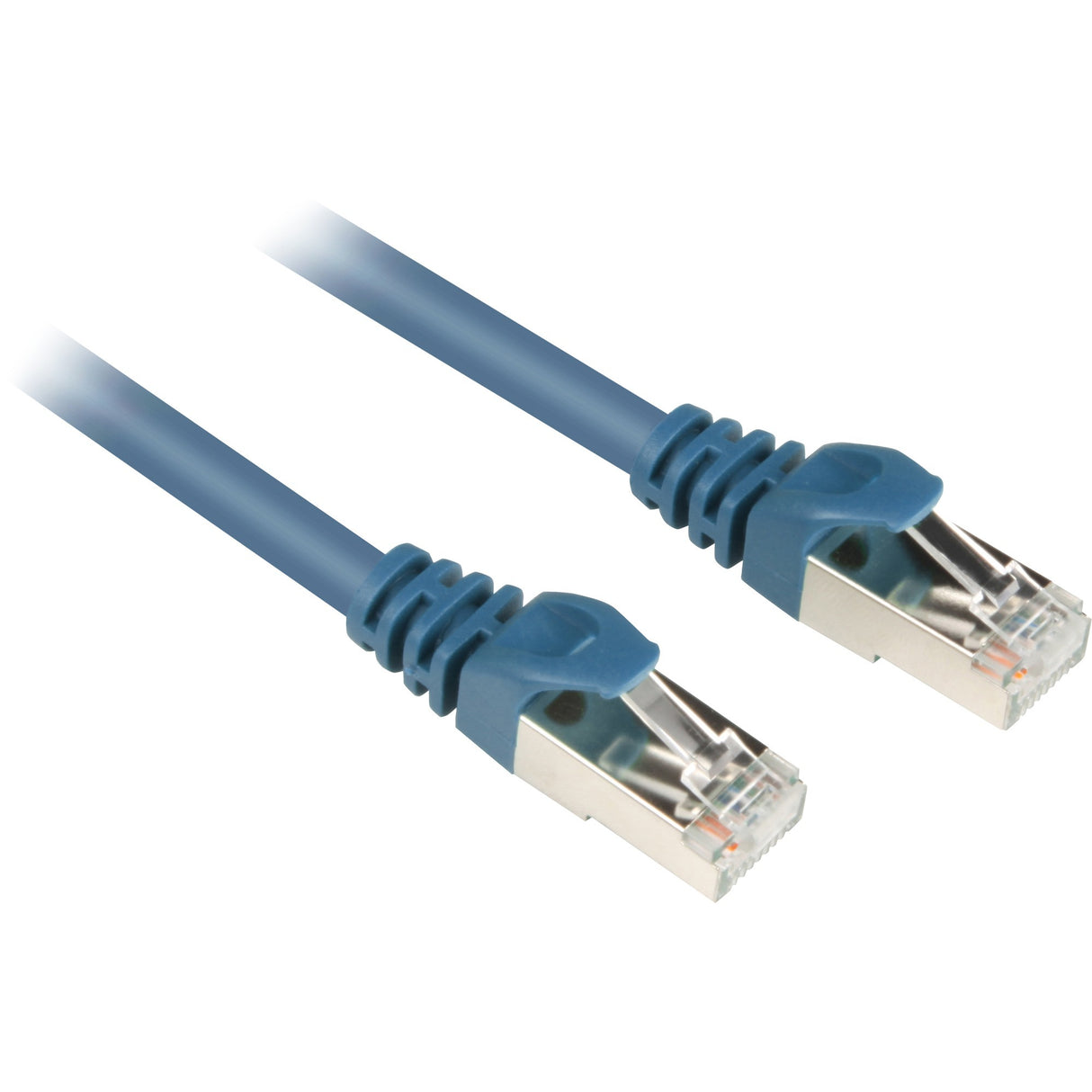 Sharkoon Netzwerkkabel SFTP, RJ-45 mit Cat.6 (blau, 0,25 Meter)