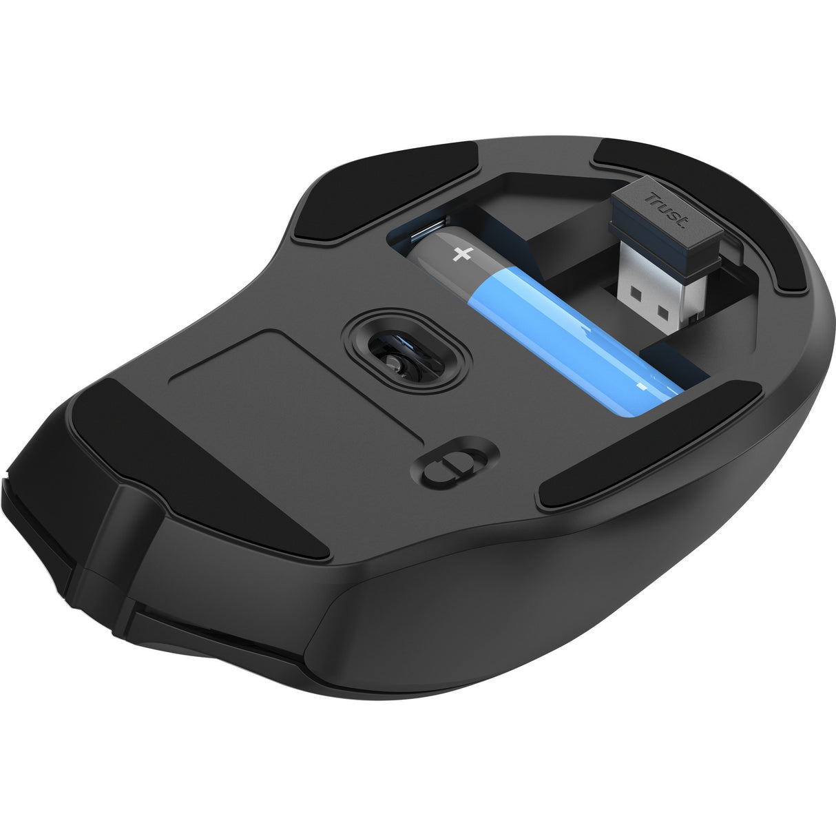Trust nito stille draadloze muis (zwart, 800 - 2.200 dpi)