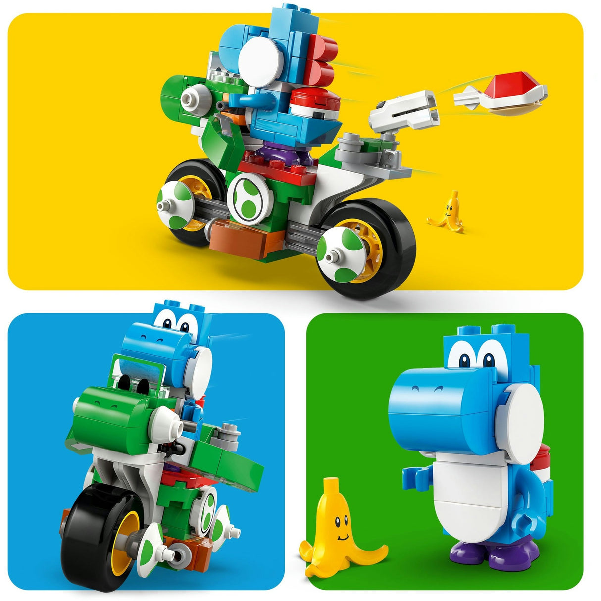 Lego Super Mario – Mario Kart – Yoshi-Crosser Konstruktionsspielzeug (72031)