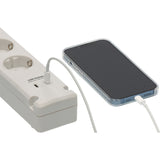 Brennerstuhl Bremounta Steckdosenleiste 5-fach mit 2 USB C Ladebuchsen Steckdosenleiste (weiß, 2x USB C)