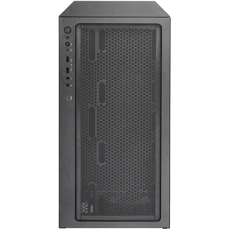 Silverstone Fara 514x Midi Tower Gehäuse (schwarz | 2x USB-A | 1x USB-C | RGB | gehärtetes Glas)