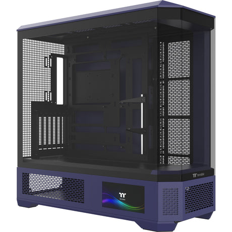 Thermaltake View 600 tg Future Dusk Big Tower Gehäuse (lila schwarz | 2x USB-A | 1x USB-C | gehärtetes Glas)