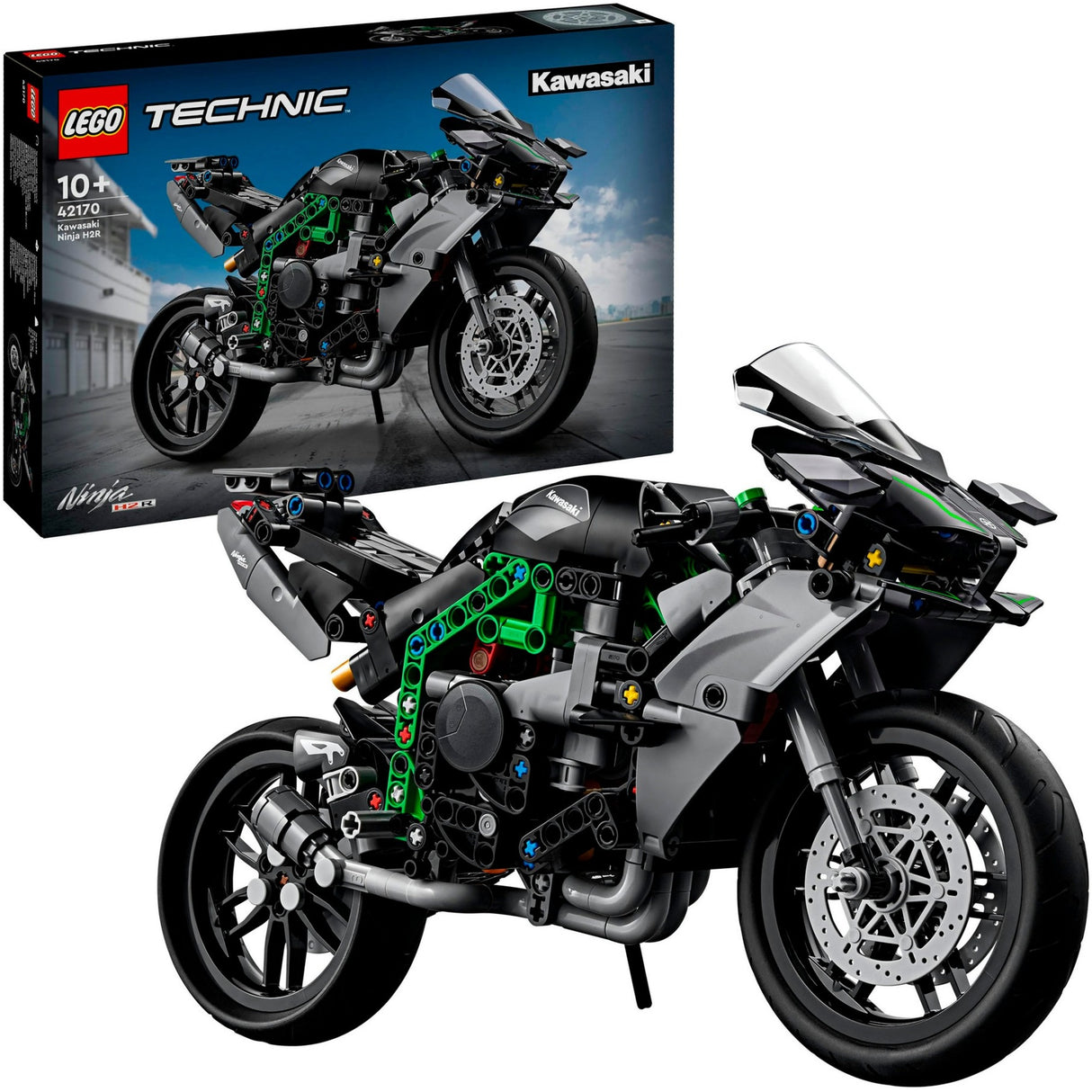 LEGO Technic 42170 Kawasaki Ninja H2R Motor