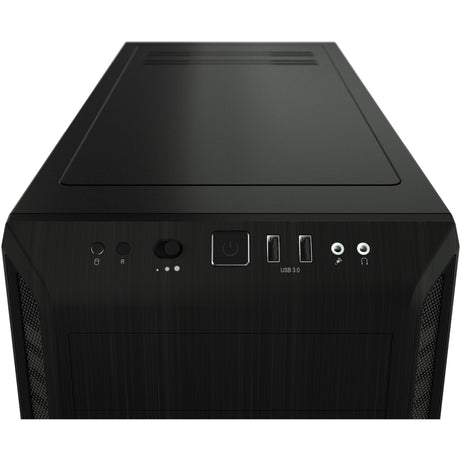 Ruhig sein! Pure Base 600 Window Midi-Tower-Gehäuse (schwarz | 2x USB-A | gehärtetes Glas)