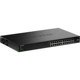 Netgear gs324tpv2 switch (zwart, 190w poe budget)