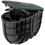 Gardena undercover slangenbox rollup m, 20 meter slanghaspel (zwart turquoise)