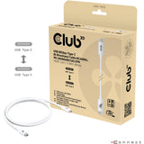 Club 3D USB-C 80 Gbit/s zertifiziert 240 W 8K 240 Hz