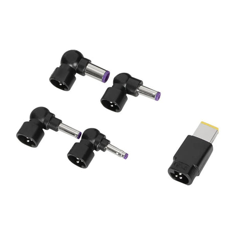 Targus 90W Legacy-Zubehörset (Gleichstromkabel zur Spitze + 5 Spitzen + Aufbewahrungshalter) Adapter (Schwarz, für Dockingstationen)