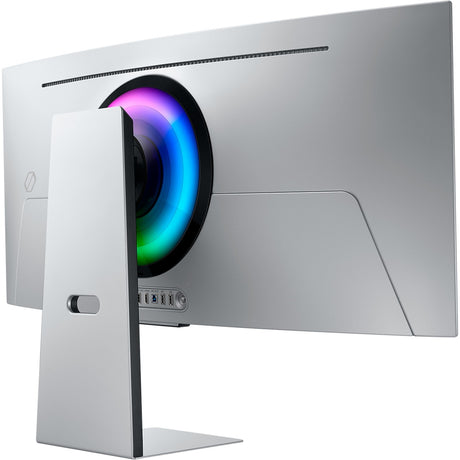 Samsung odyssey g8 g85sd 34 curved ultrawide gaming monitor (zilver, 1x displayport, 2x hdmi, 2x usb-a, 175 hz, wi-fi 5, bt)