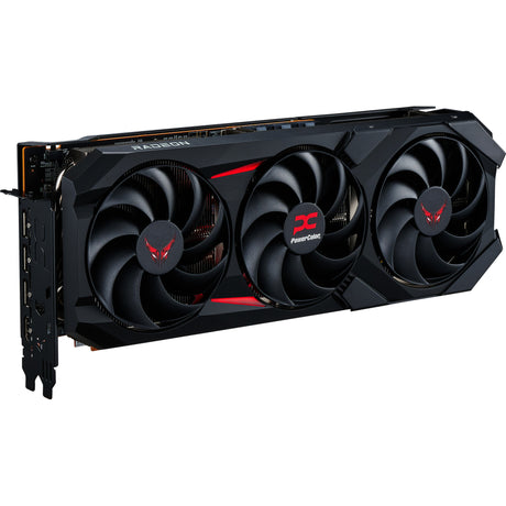 Powercolor Radeon RX 9070 XT Red Devil 16GB OC Backplate Special Edition Grafikkarte (Schwarz, RDNA4, GDDR6, 3x Display Port, 1x HDMI)