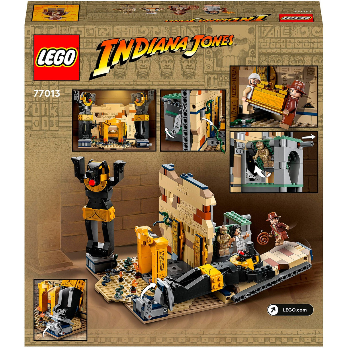 Lego Indiana Jones – Flucht aus dem verborgenen Grab – Konstruktionsspielzeug (77013)