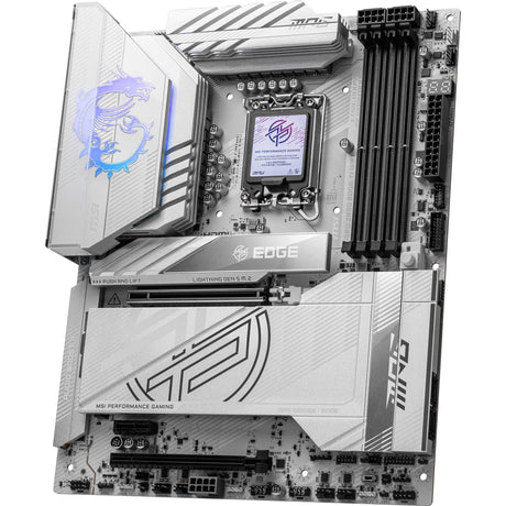 MSI MPG Z890 Edge Ti WiFi Sockel 1851 Mainboard (RAID, 5GB-LAN, WLAN, BT, Sound, ATX)