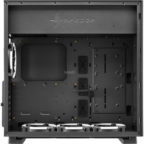 Sharkoon Pure Steel RGB Midi-Tower-Gehäuse (schwarz | 2x USB-A | RGB | Fenster)