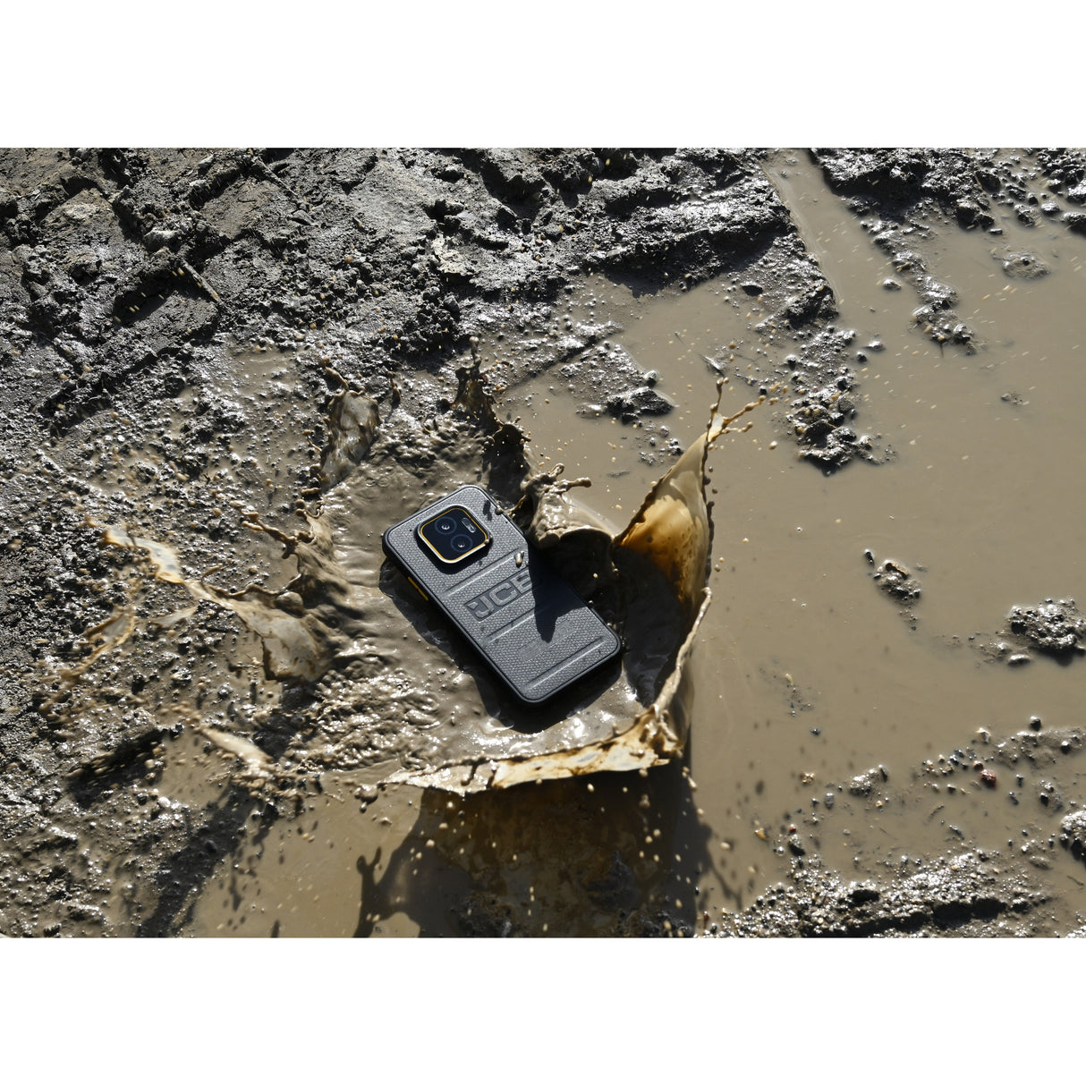 Jcb toughphone e50 smartphone (zwart | 128 gb | android 16 | dual-sim)