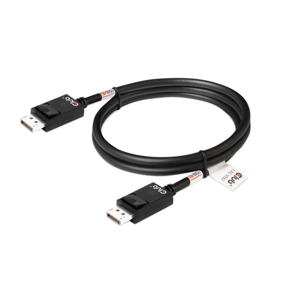 Club 3D DisplayPort 2.1 bidirektional, Vesa DP80-zertifiziert