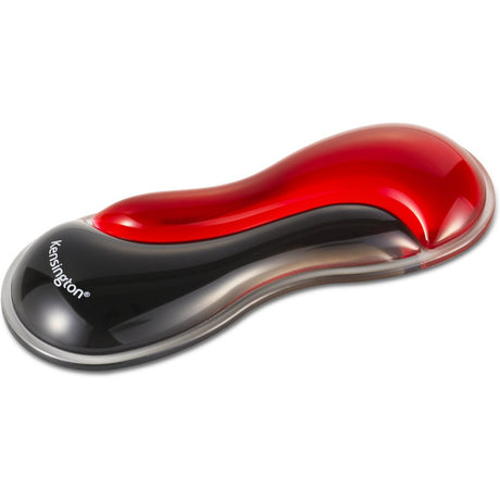 Kensington Slim Duo Gel-Maus, Trackball-Handgelenkauflage, Handgelenkstütze (rot, schwarz)