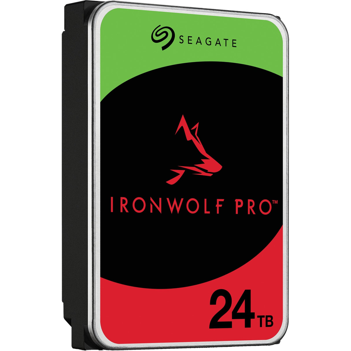 Seagate ironwolf pro 24 tb harde schijf (sata 6 gb s, 24 7)