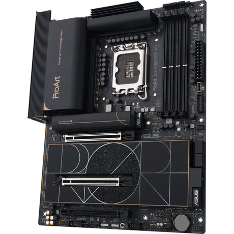 Asus ProArt Z890-Creator WiFi Socket 1851 Motherboard (RAID, 2,5 GB-LAN, 10 GB-LAN, Wi-Fi 7, BT, Sound, ATX)