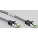 Goobay Netzwerkkabel Kat.8.1 S FTP (grau, 0,25 Meter)