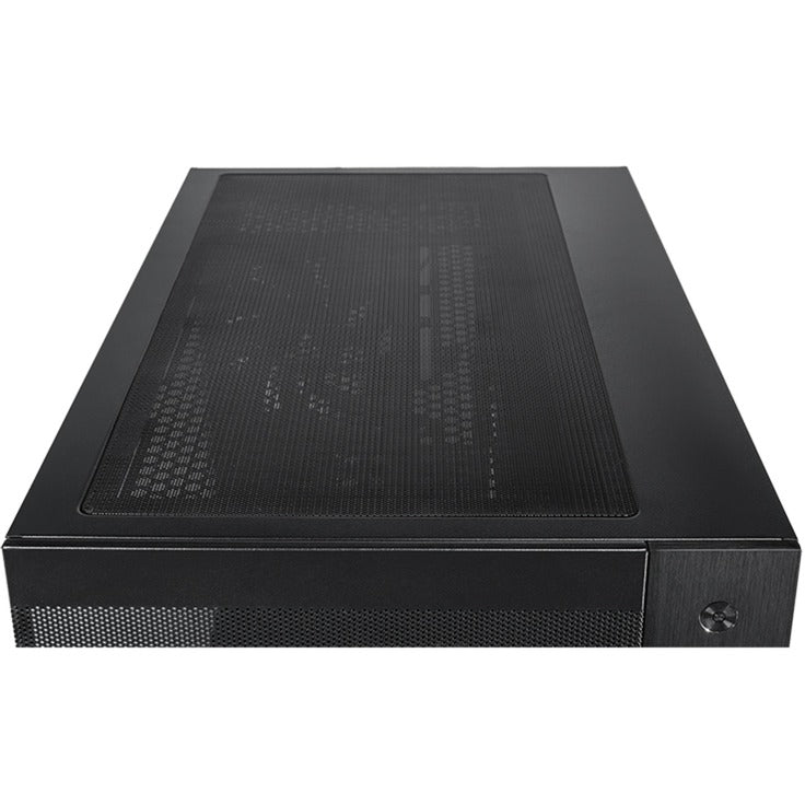 Chieftec Visio Air Midi Tower Gehäuse (schwarz | 2x USB-A | 1x USB-C | gehärtetes Glas)