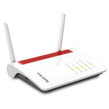 Fritz! box 6850 4g edition international router (wit rood, mesh wi-fi, 4g 3g)