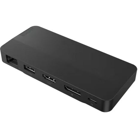 Lenovo USB-C Reisedock für 2 Bildschirme (mit Adapter) Dockingstation (schwarz)