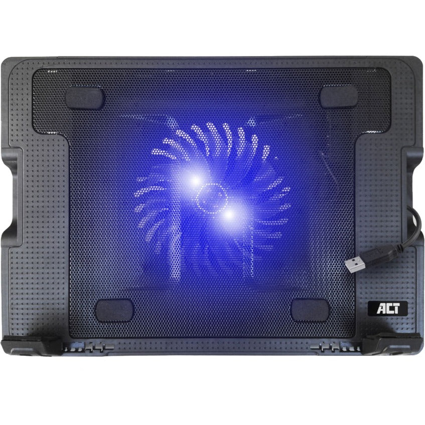Act Laptopständer AC8110, schwarzes Aluminium, Kunststoff