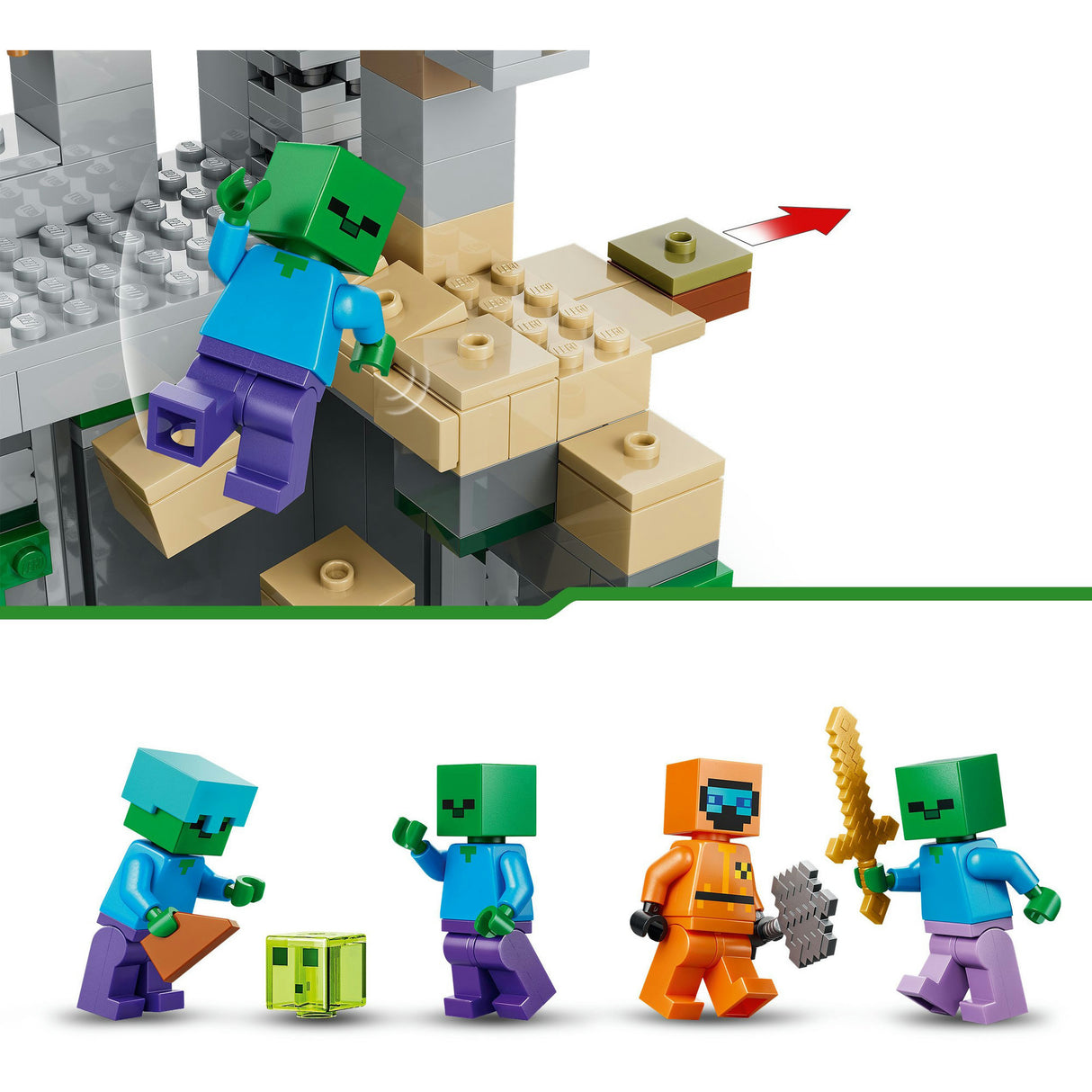 Lego Minecraft 21587 Zombie-Dungeon