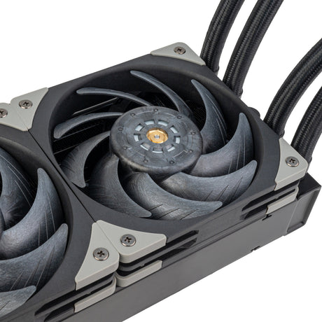 Silverstone xe360pdd Wasserkühlung (schwarz silber, 4-Pin-PWM)