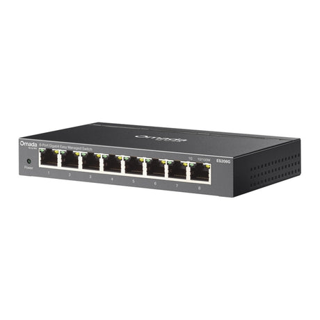 Tp-link omada es208g switch (zwart)