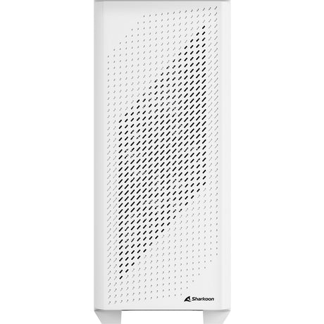 Sharkoon vs9 RGB weißes Midi-Tower-Gehäuse (weiß | 2x USB-A | 1x USB-C | RGB | gehärtetes Glas)