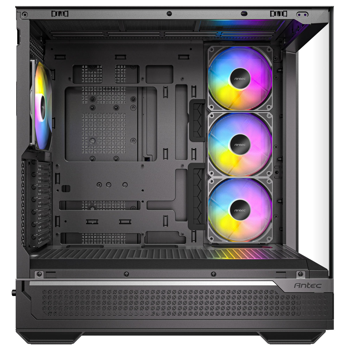 Antec c7 argb Midi-Tower-Gehäuse (schwarz | 2x USB-A | 1x USB-C | gehärtetes Glas)
