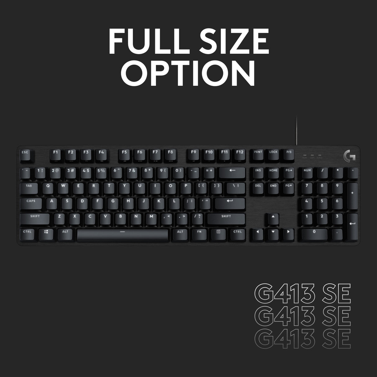 Logitech G413 TKL SE Mechanische Spieltastatur