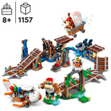Lego super mario - uitbreidingsset: diddy kongs mijnwagenrit constructiespeelgoed (71425)