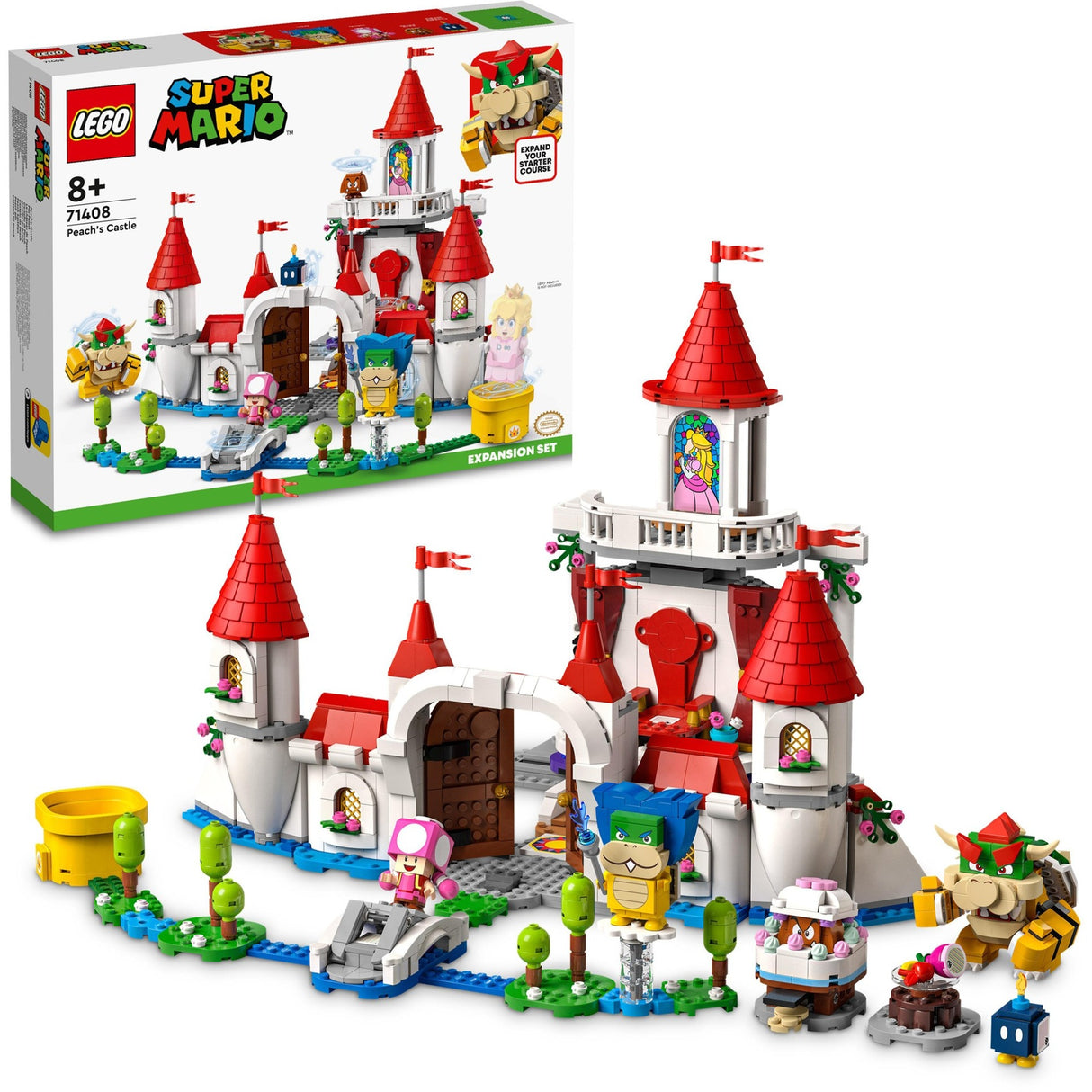 Lego Super Mario – Erweiterungsset: Bauspielzeug „Peach' Castle“ (71408)