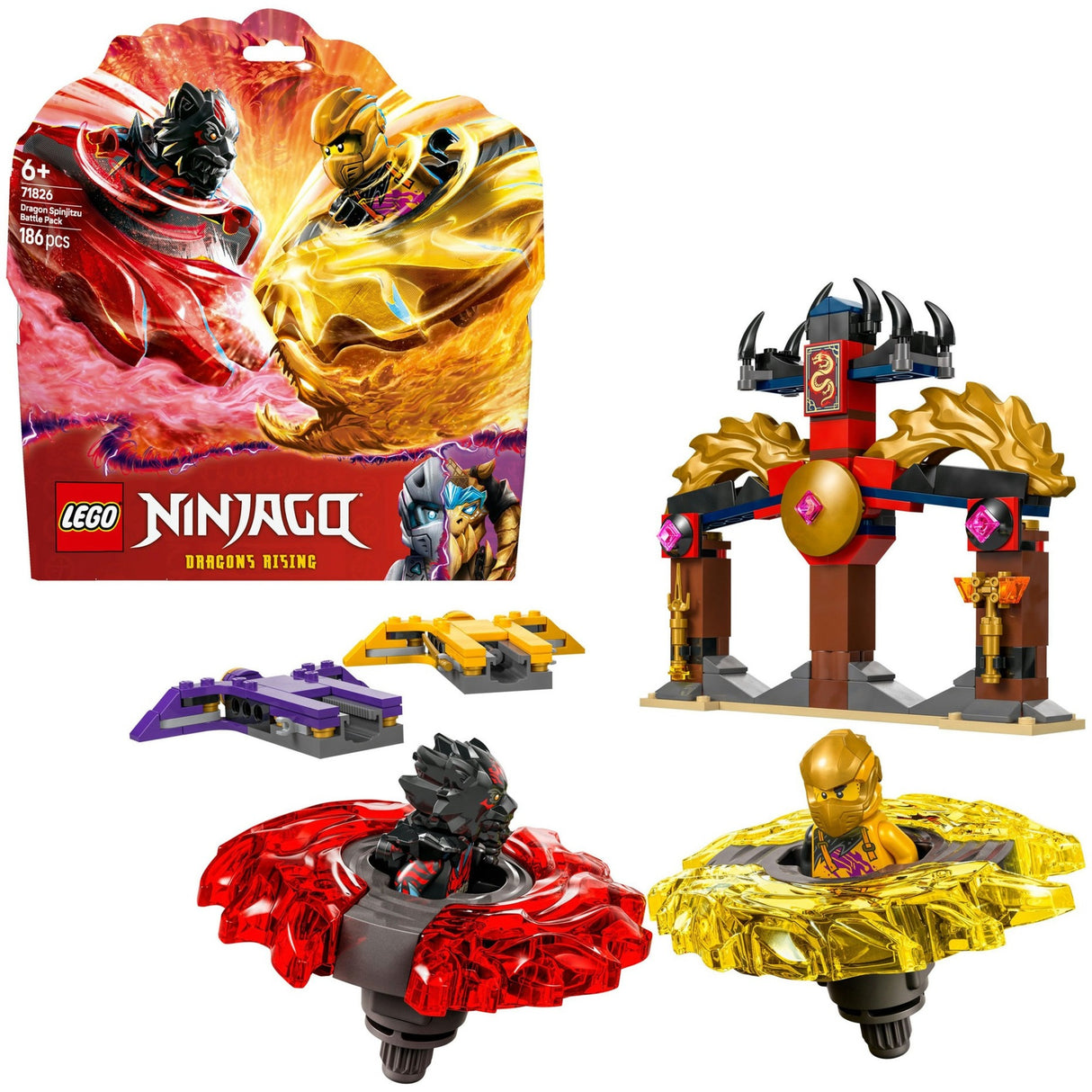 Lego Ninjago 71826 Spinjitzu-Drachen-Kampfpaket