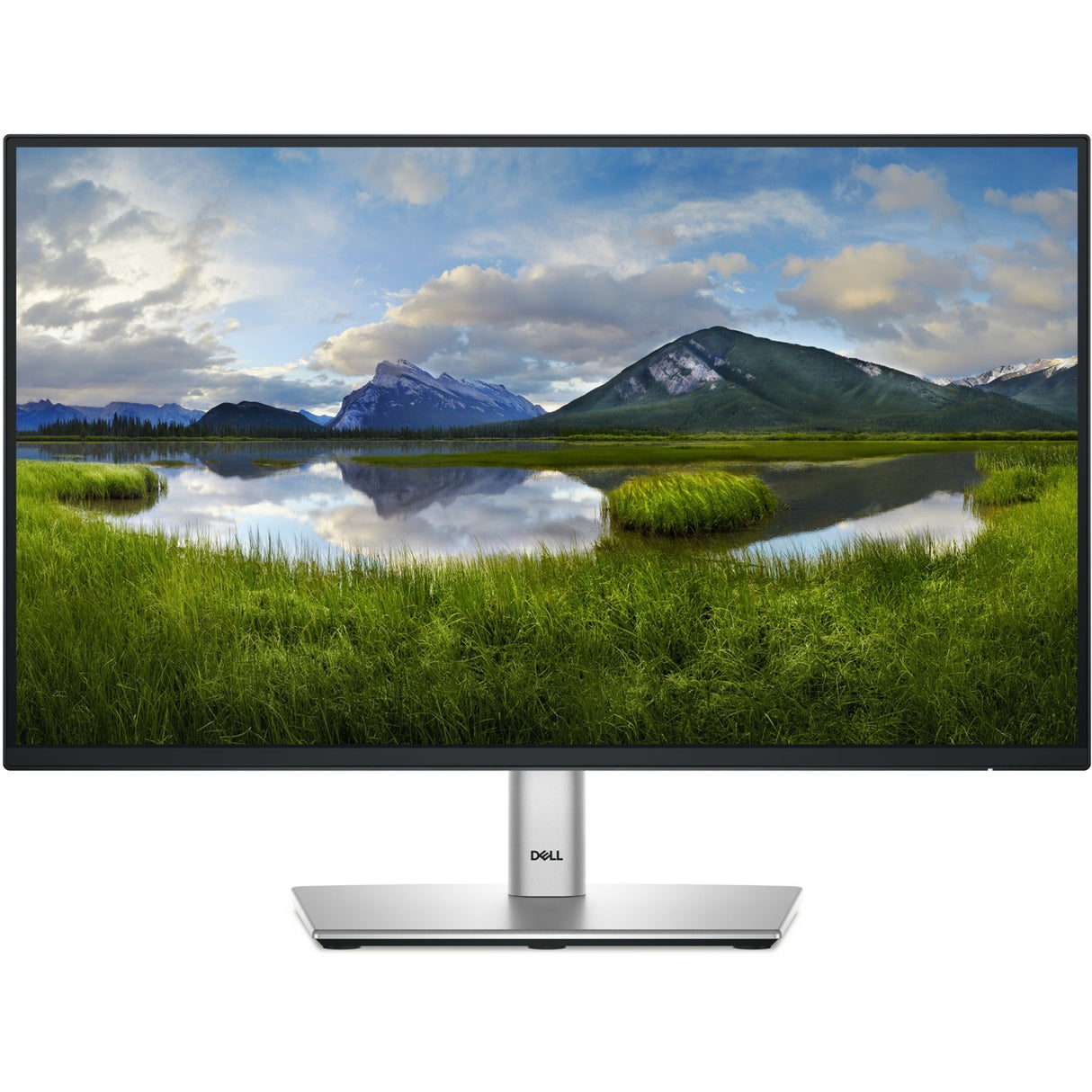 Dell p2225h 21,5 Monitor (Schwarz Silber, HDMI, Display Port, 3x USB-A, USB-B, USB-C)