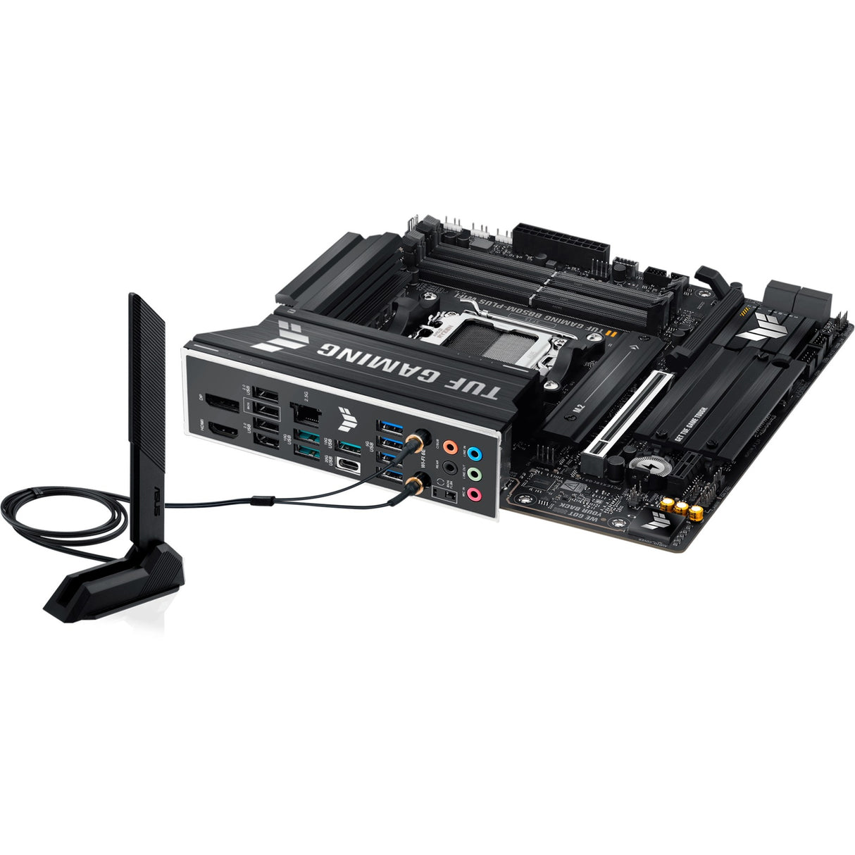 Asus Tuf Gaming B850M-Plus Wi-Fi Sockel AM5 Motherboard (2,5 GB-LAN, Wi-Fi 6e, BT, Sound, µATX)
