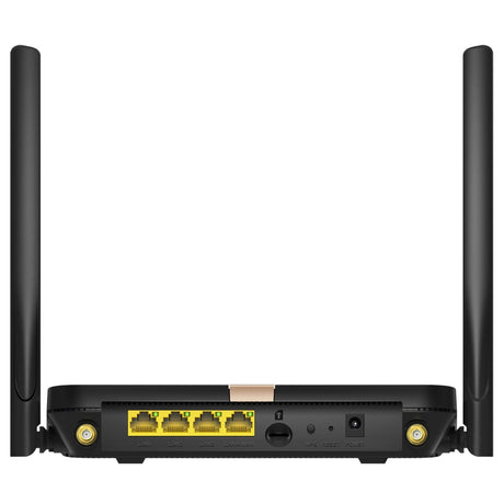 Cudy AC1200 Wi-Fi Mesh 4G LTE Cat4 Mesh Router (Schwarz, Mesh, App, Nano-SIM-Steckplatz)