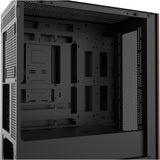 Thermaltake s370 ws midi tower behuizing (zwart | 2x usb-a | 1x usb-c | tempered glass)