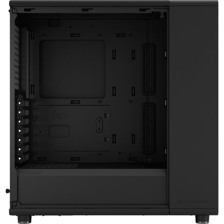 Fractal Design North – Momentum Edition Midi-Tower-Gehäuse (schwarze Holzfarbe | 2x USB-A | 1x USB-C | gehärtetes Glas)
