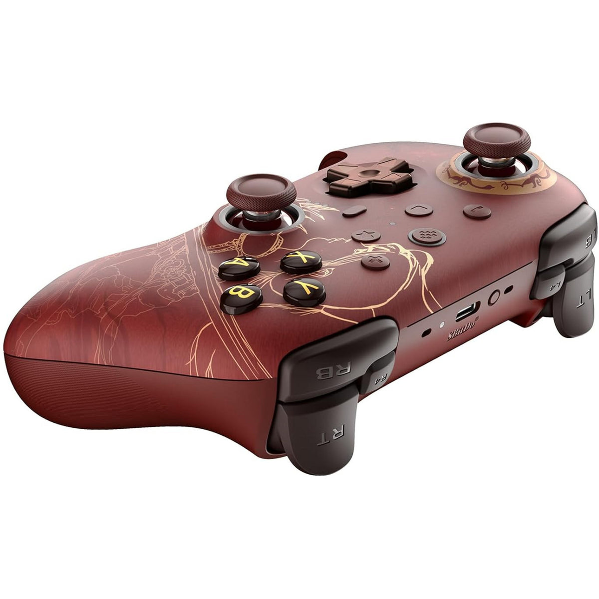 8bitdo Ultimate 2 Wireless Controller – Wuchang: Fallen Feathers (dunkelrot, 2,4 GHz Bluetooth, USB, PC)