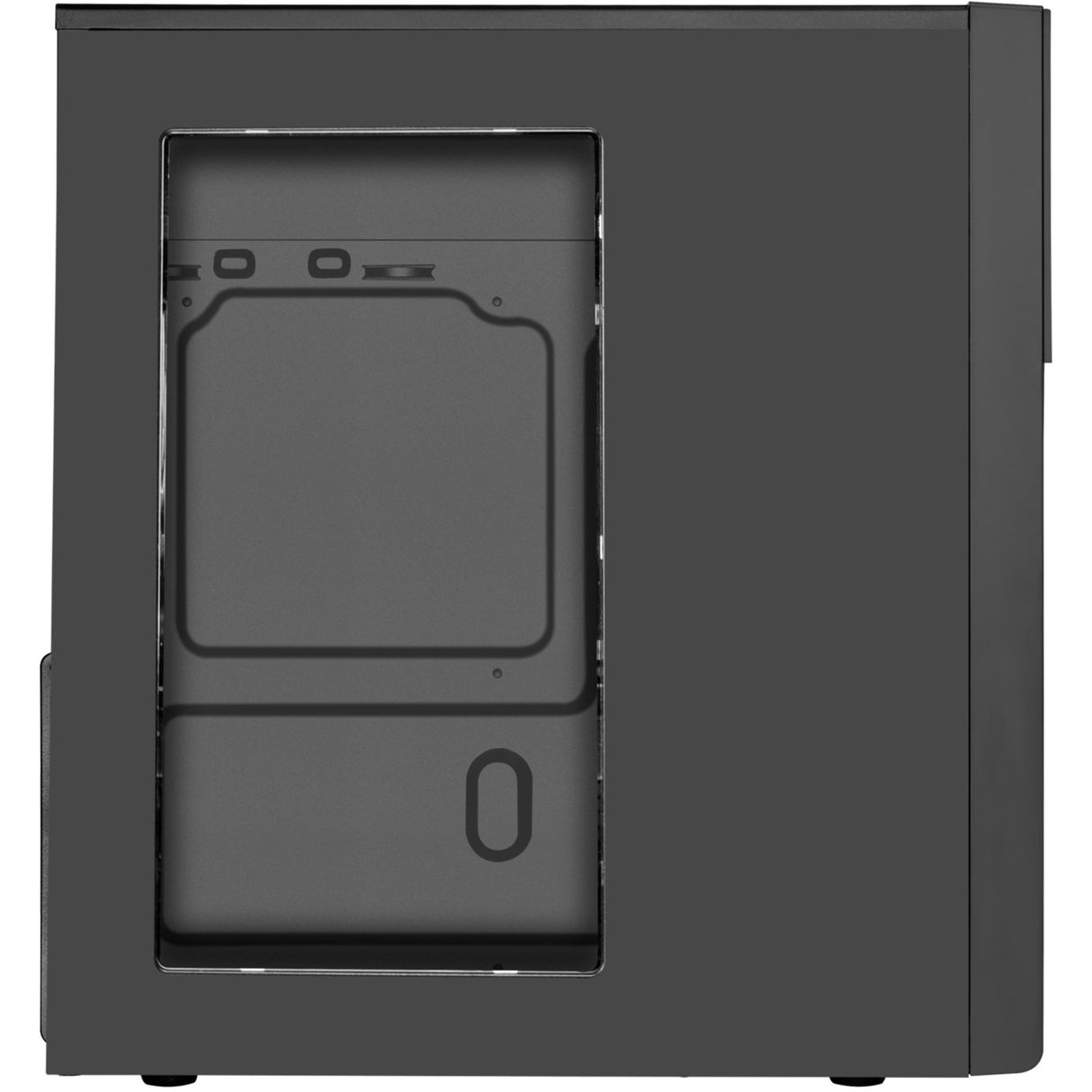 Silverstone sst-ps13b Midi-Tower-Gehäuse (schwarz | 2x USB-A)