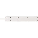 Brennerstuhl Bremounta Steckdosenleiste mit 2 USB C Ladebuchsen | 5-fach | weiß | 3m h05vv-f 3g1,5 - 1150660425