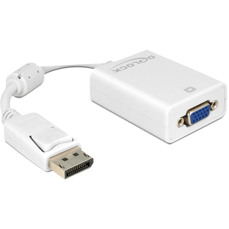 Delock Displayport 1.2 > VGA Adapter (weiß, 0,22 Meter)