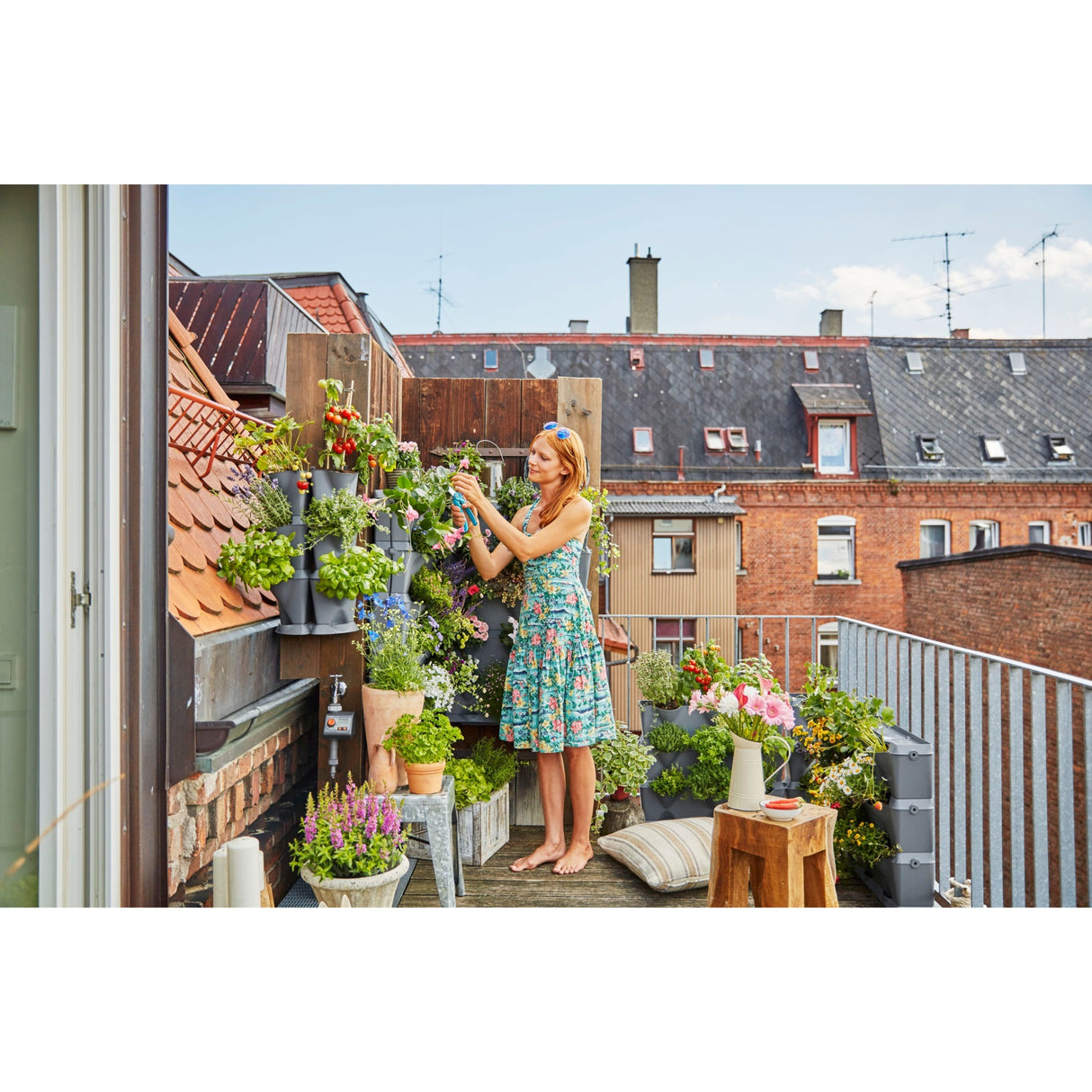 Gardena Naturup! | vertikales Bewässerungsset | Wasserhahn - 13156-20 - 13156-20